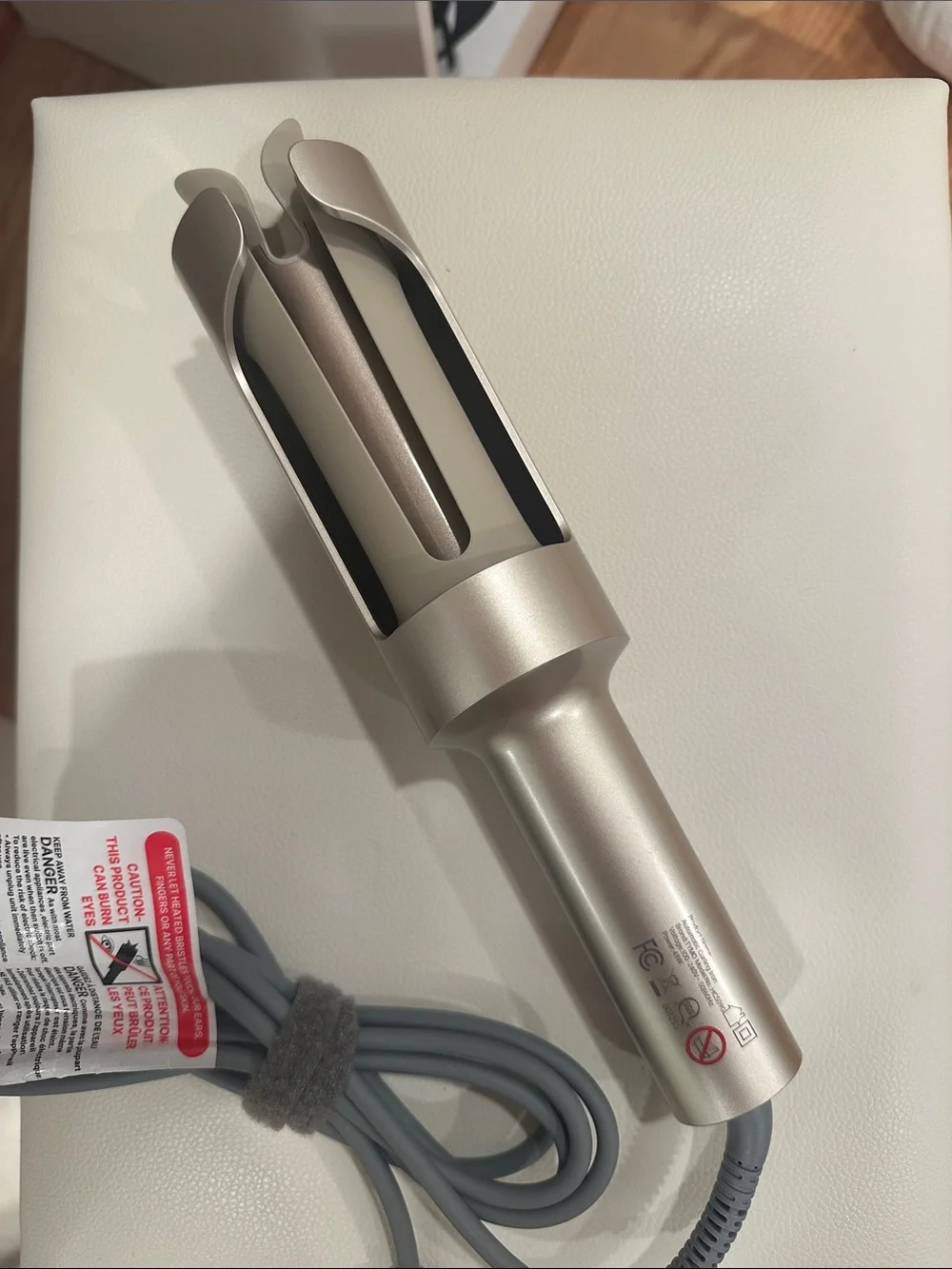 Tymo Gold Curling Iron - Gold, NEW